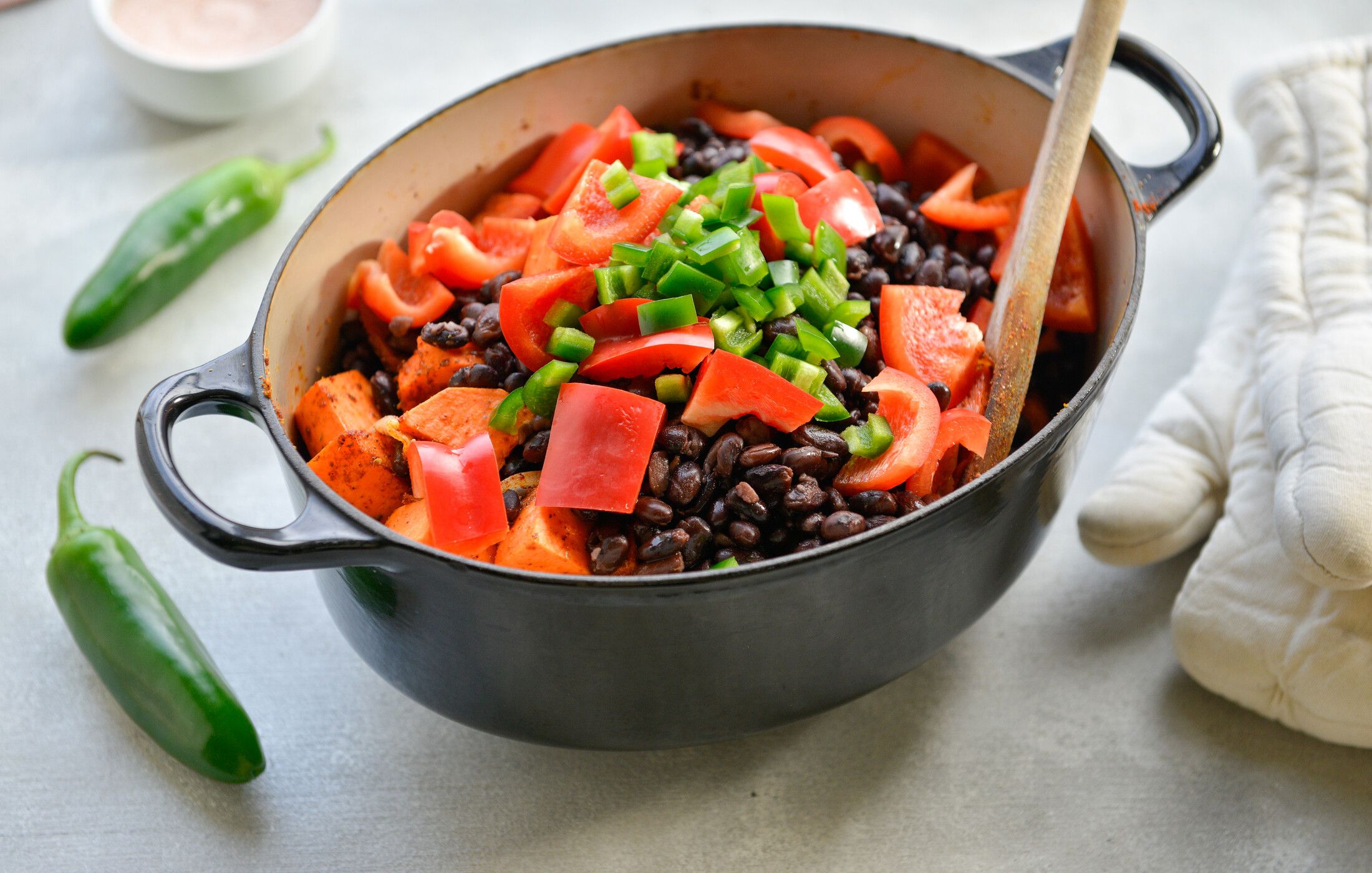 Black Bean and Yam Casserole Nourishing Meals®